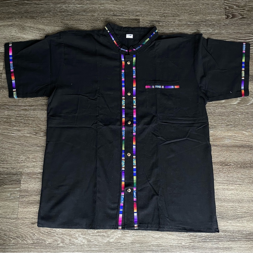 Mexican Shirt, Mexican Guayabera XL